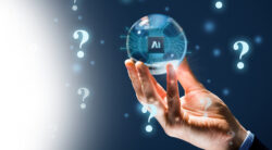 Frågor om AI . AI i spåkulan. Seminarium om AI i företaget och hur den hjälpa dig.